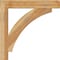 Ekena Millwork Thorton Block Rough Sawn Bracket, Western Red Cedar, 4"W x 30"D x 30"H BKT04X30X30THR05RWR - alternate 4